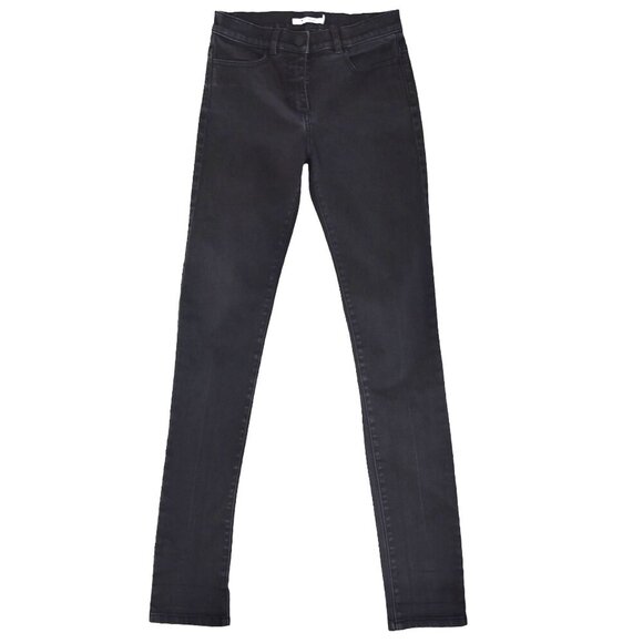 T by Alexander Wang Faded Black Skinny Jeans Size 25 Stretch Cotton Blend - Picture 1 of 10